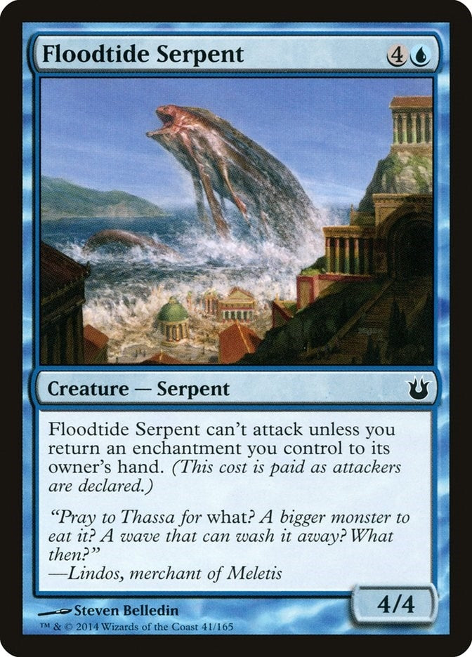 Floodtide Serpent (41) [BNG] - MTG Single
