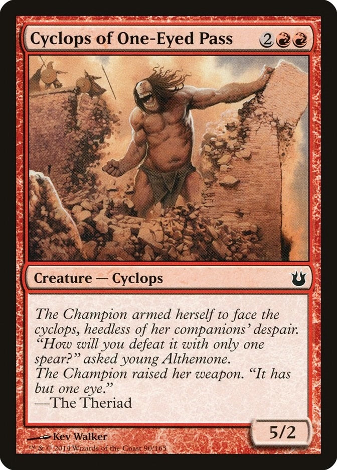 Cyclops of One-Eyed Pass (90) [BNG] - MTG Single