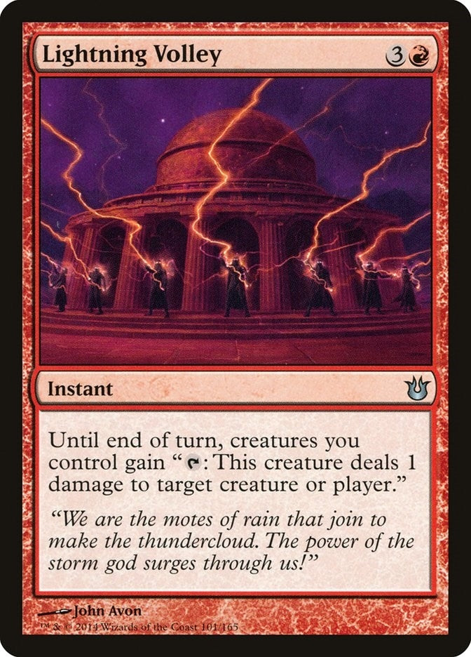 Lightning Volley (101) [BNG] - MTG Single