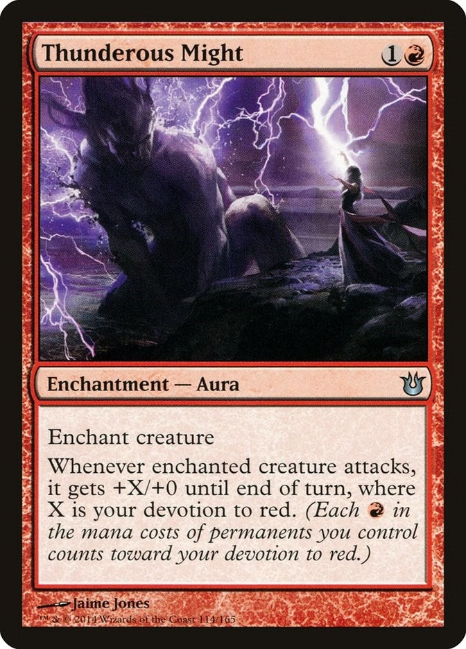 Thunderous Might (114) [BNG] - MTG Single