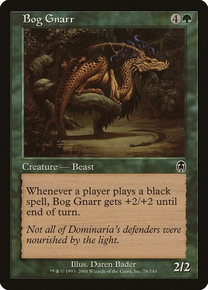 Bog Gnarr (76) [APC] - MTG Single