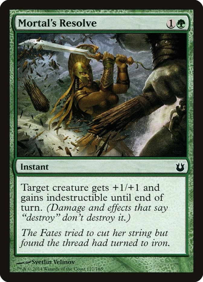 Mortal’s Resolve (127) [BNG] - MTG Single
