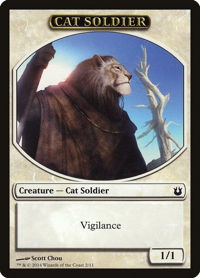 Cat Soldier Token (0) [BNG] - MTG Single
