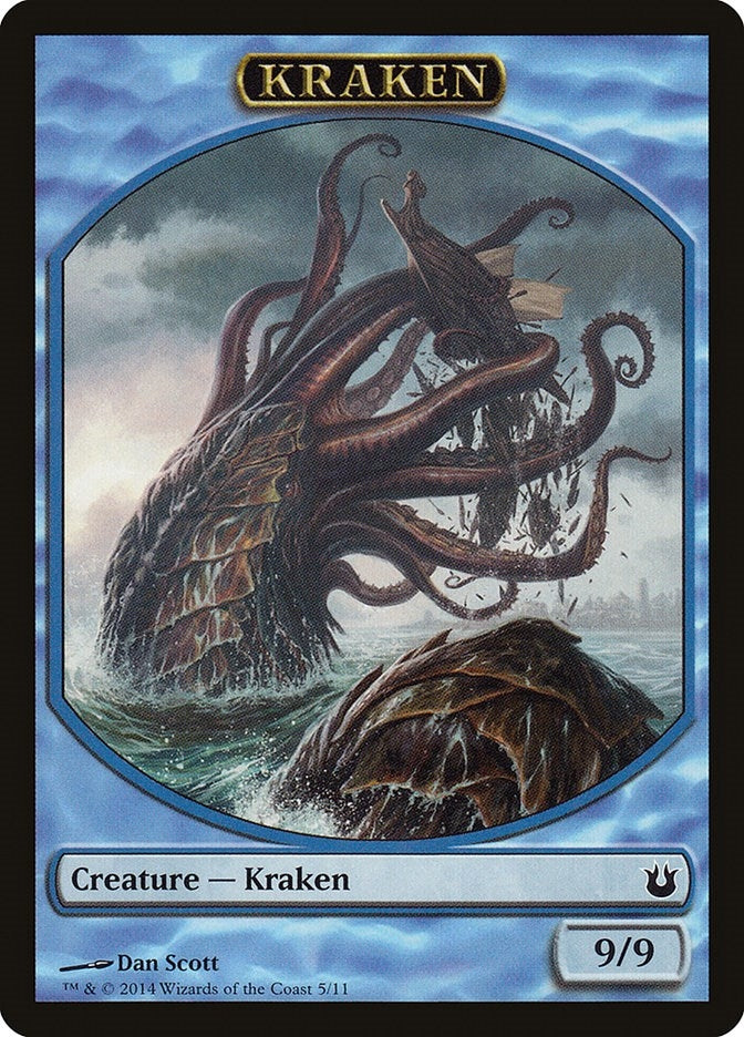 Kraken Token (0) [BNG] - MTG Single