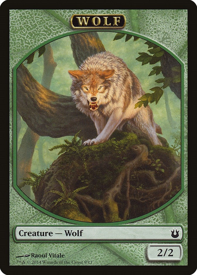 Wolf Token (0) [BNG] - MTG Single