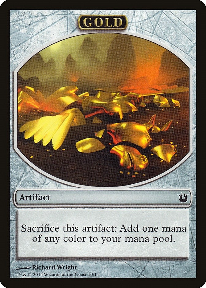Gold Token (0) [BNG] - MTG Single