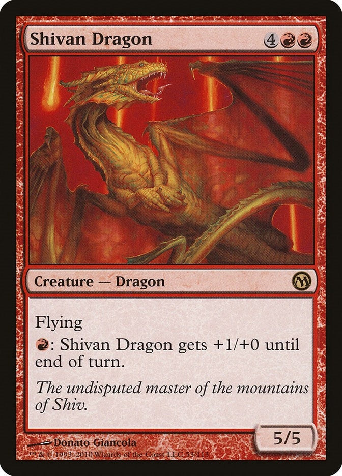 Shivan Dragon (53) [DPA] - MTG Single