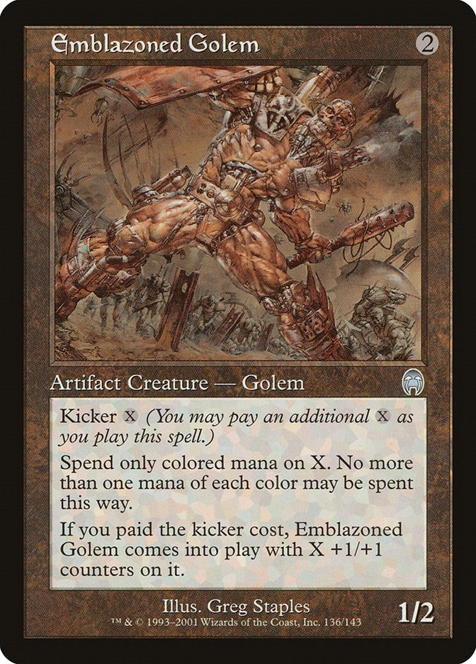 Emblazoned Golem (136) [APC] - MTG Single