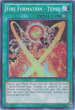 Fire Formation - Tensu (4012) (AP04) - YuGiOh Single