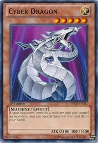 Cyber Dragon (White) (3) (SDCR) - YuGiOh Single