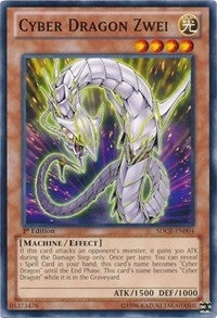 Cyber Dragon Zwei (4) (SDCR) - YuGiOh Single