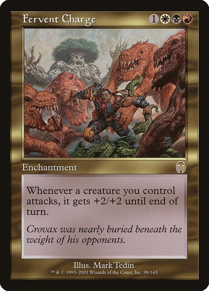 Fervent Charge (98) [APC] - MTG Single