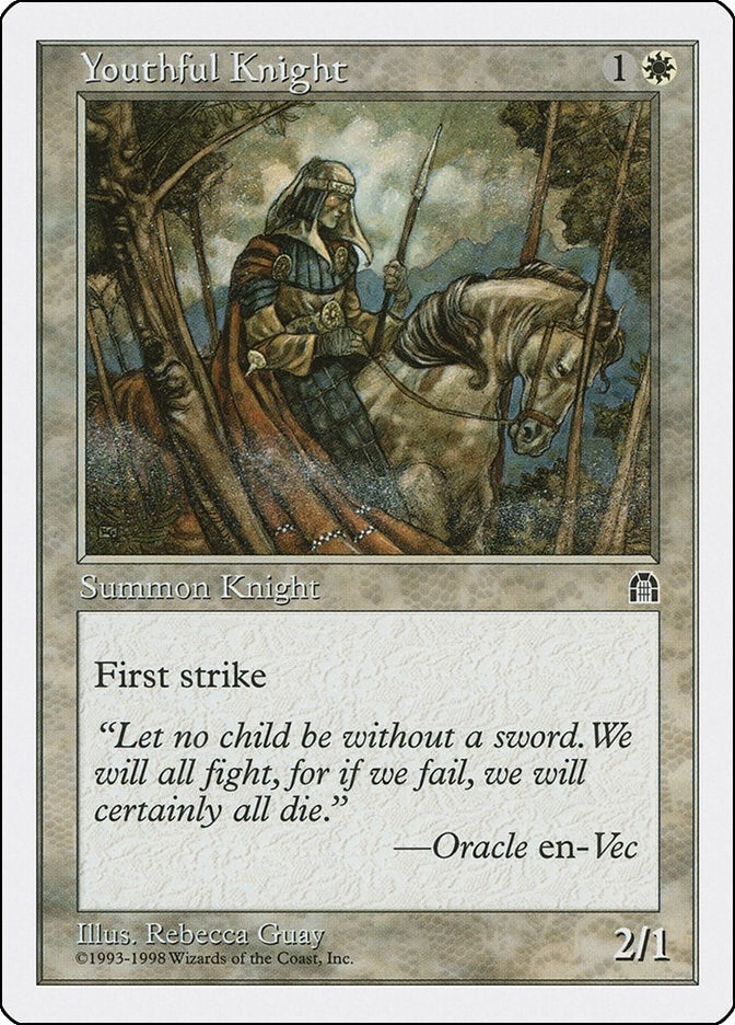 Youthful Knight (83) [ATH] - MTG Single