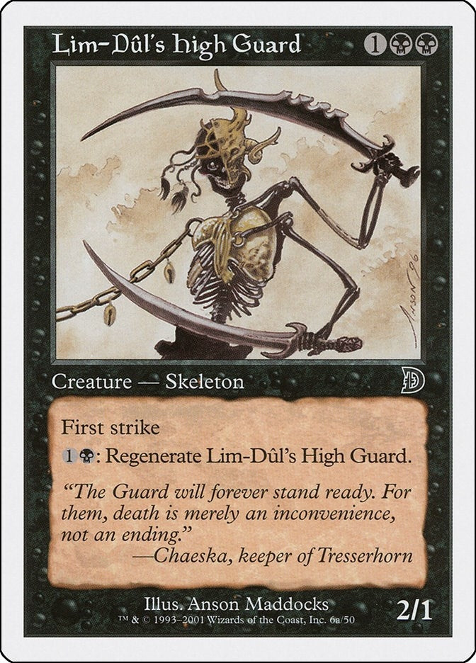 Lim-Dul’s High Guard (6a) (6) [DKM] - MTG Single