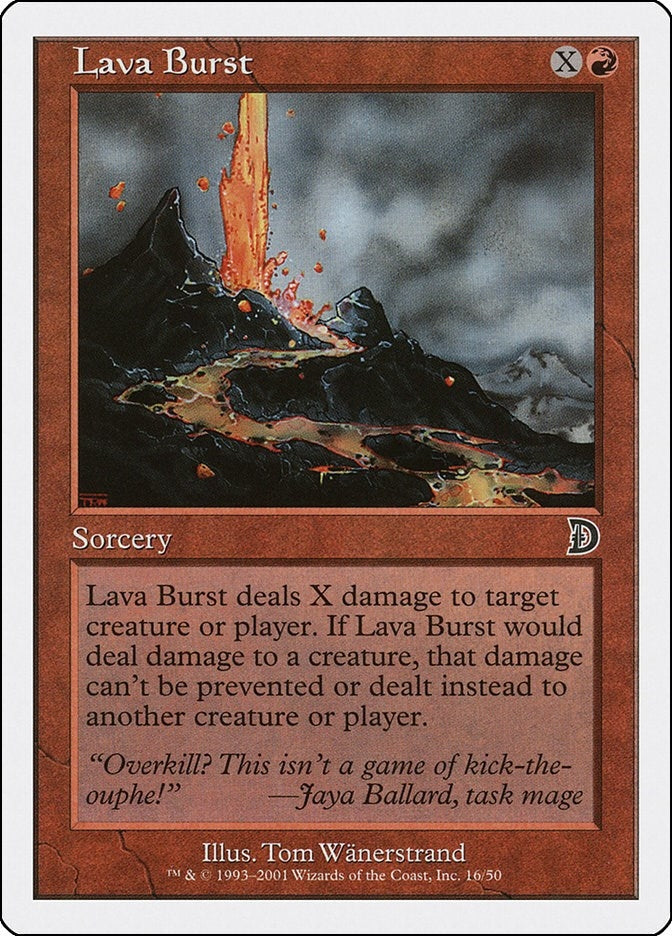 Lava Burst (16) [DKM] - MTG Single