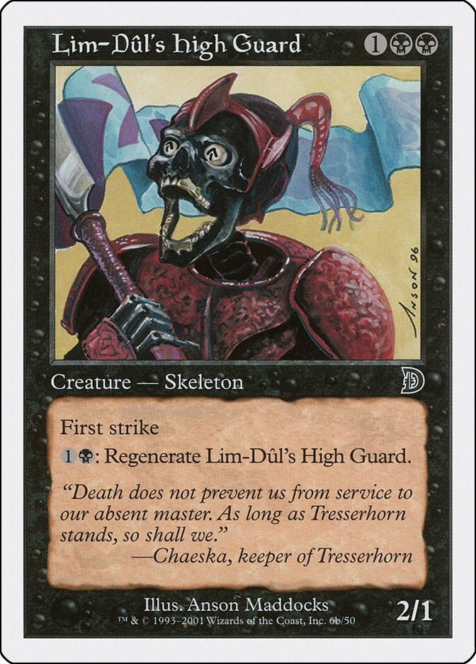 Lim-Dul’s High Guard (6b) (6) [DKM] - MTG Single