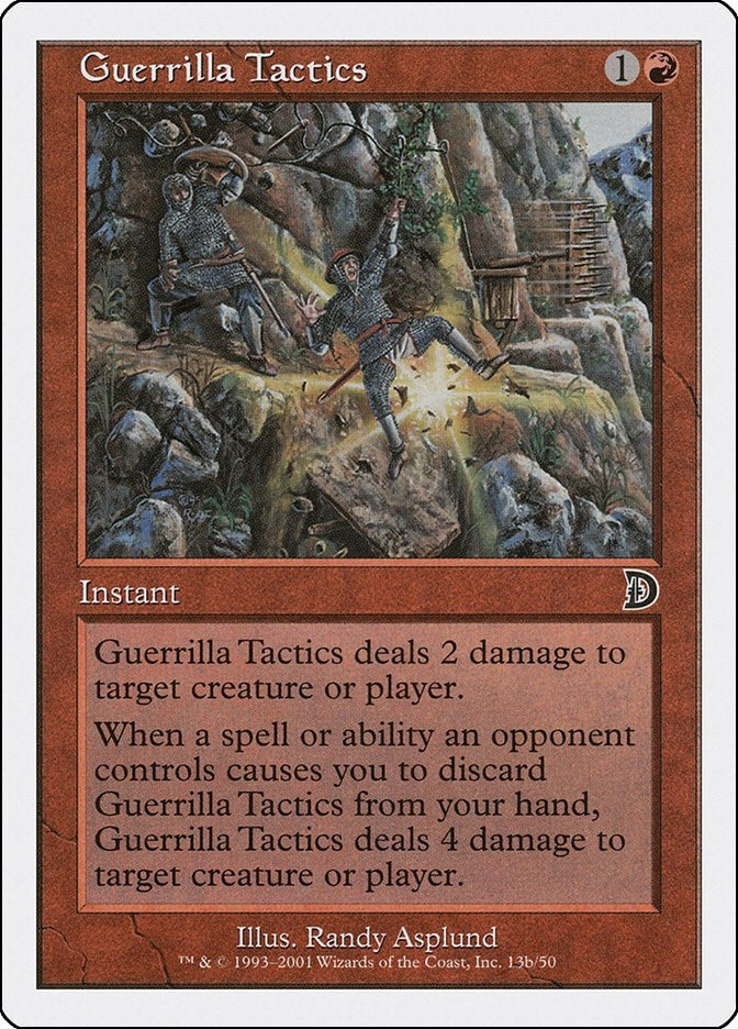 Guerrilla Tactics (13b) (13) [DKM] - MTG Single