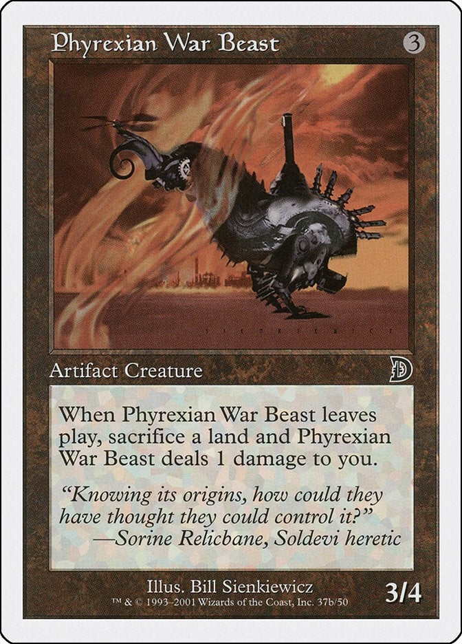 Phyrexian War Beast (37b) (37) [DKM] - MTG Single