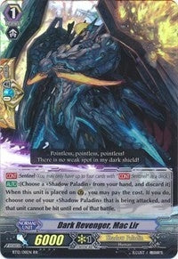 Dark Revenger Mac Lir (12011) [BT12] - Cardfight Vanguard Single