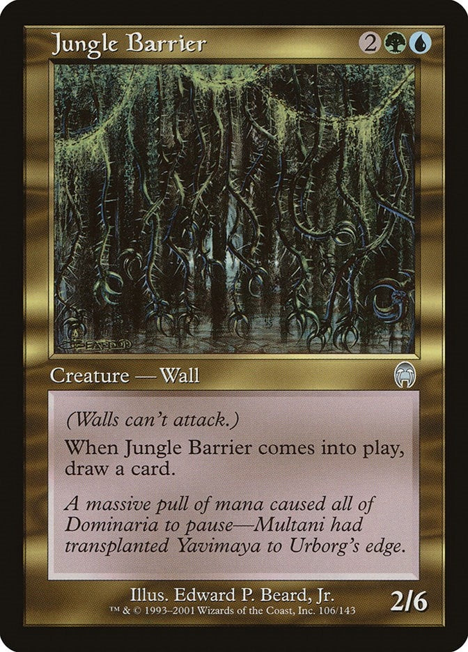 Jungle Barrier (106) [APC] - MTG Single