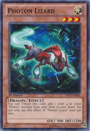 Photon Lizard (Starfoil) (14006) - YuGiOh Single