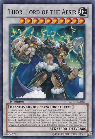 Thor Lord of the Aesir (Starfoil) (14048) - YuGiOh Single