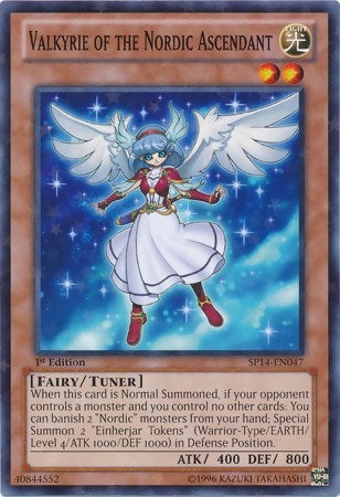 Valkyrie of the Nordic Ascendant (Starfoil) (14047) - YuGiOh Single