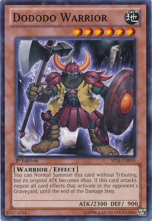Dododo Warrior (Starfoil) (14018) - YuGiOh Single