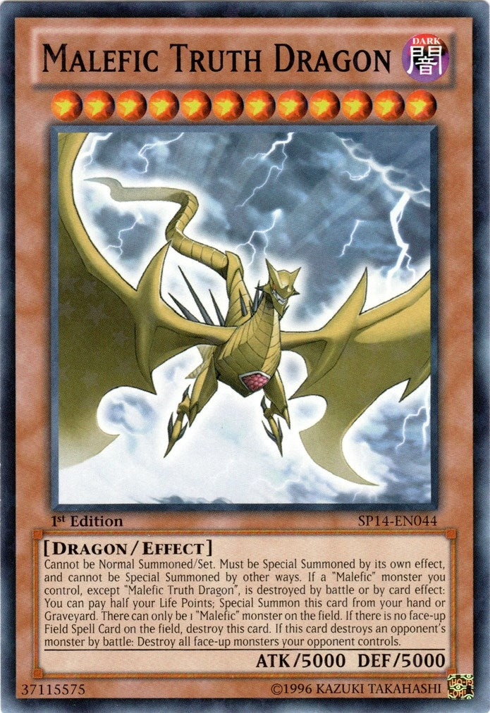 Malefic Truth Dragon (Starfoil) (14044) - YuGiOh Single