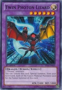 Twin Photon Lizard (14020) - YuGiOh Single