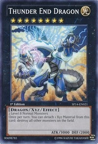 Thunder End Dragon (14021) - YuGiOh Single