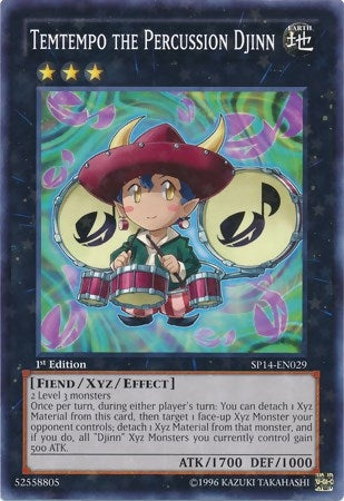 Temtempo the Percussion Djinn (Starfoil) (14029) - YuGiOh Single