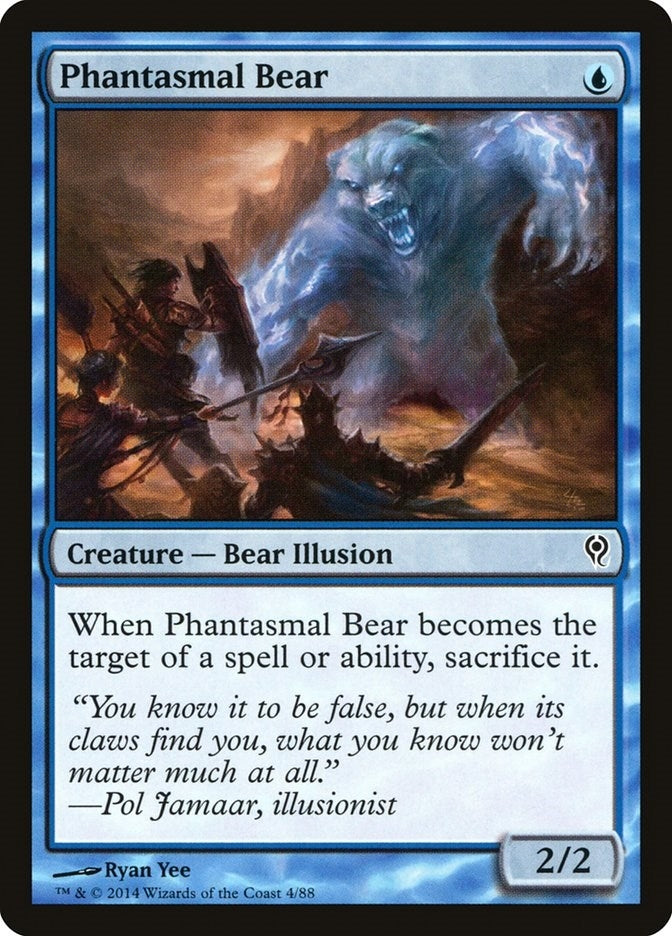 Phantasmal Bear (4) [DDM] - MTG Single