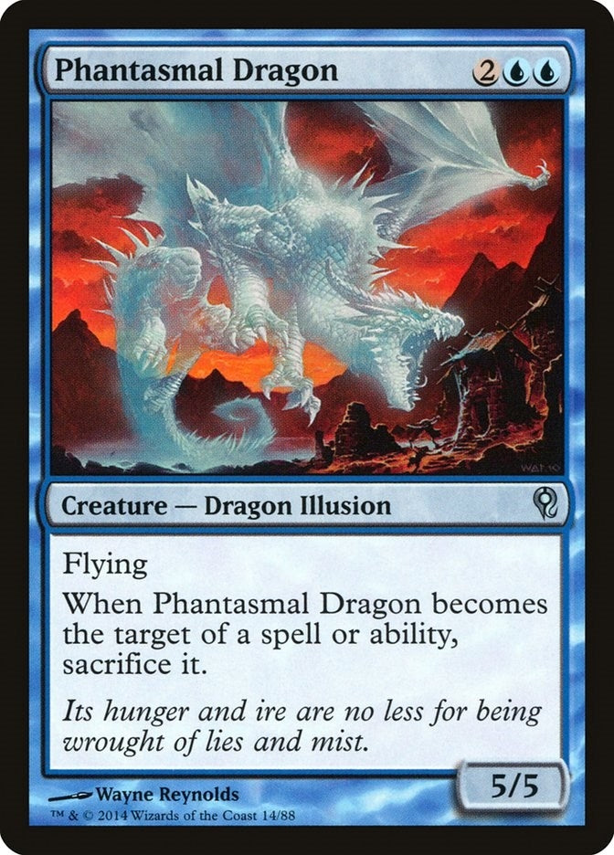 Phantasmal Dragon (14) [DDM] - MTG Single