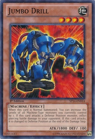 Jumbo Drill (Starfoil) (14014) - YuGiOh Single