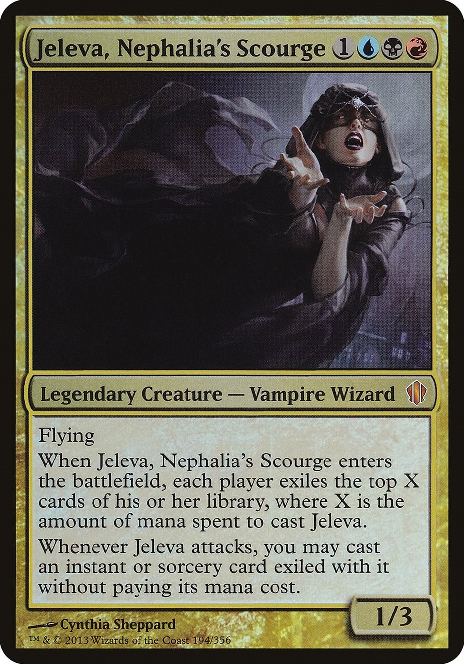 Jeleva Nephalia’s Scourge (Commander 2013) (194) [OVER] - MTG Single