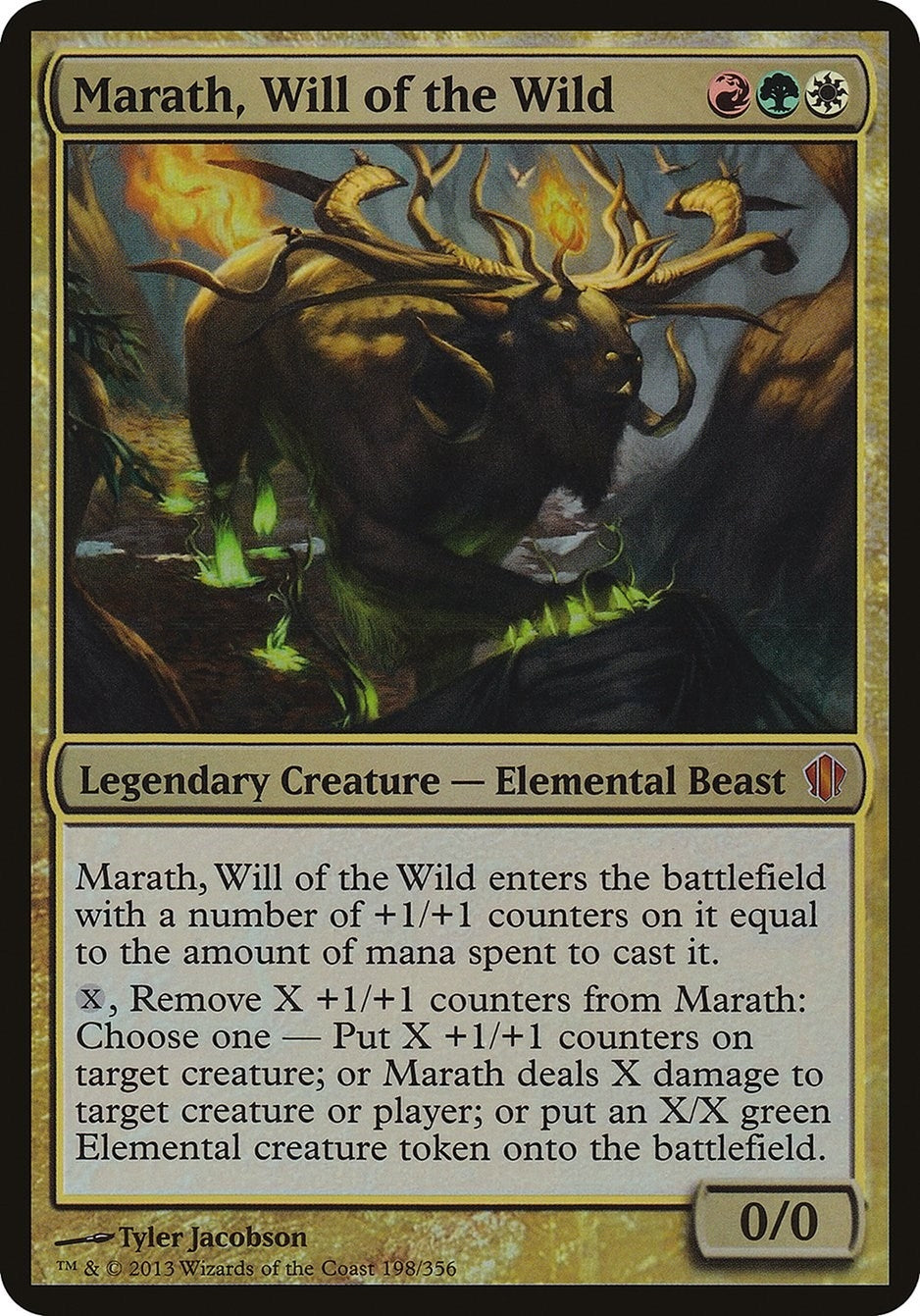 Marath Will of the Wild (Commander 2013) (198) [OVER] - MTG Single