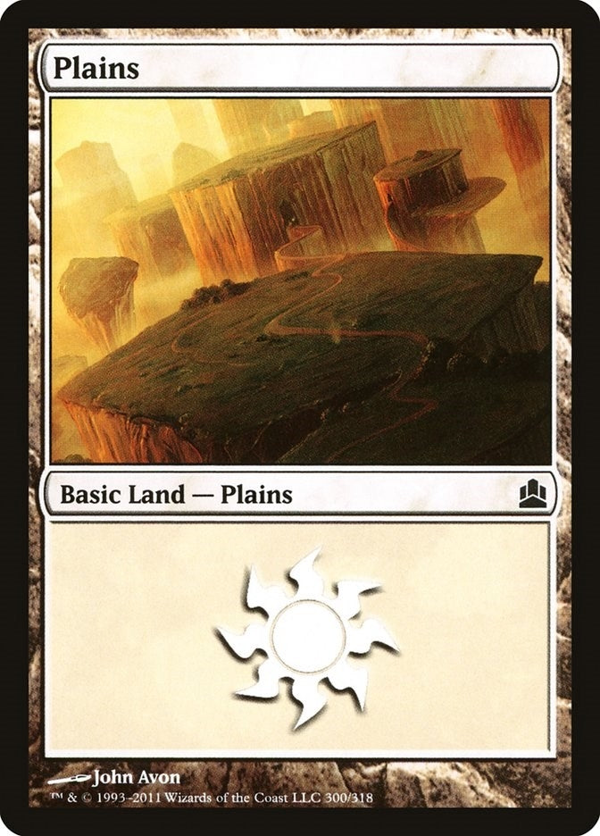Plains (300) (300) [CMD] - MTG Single