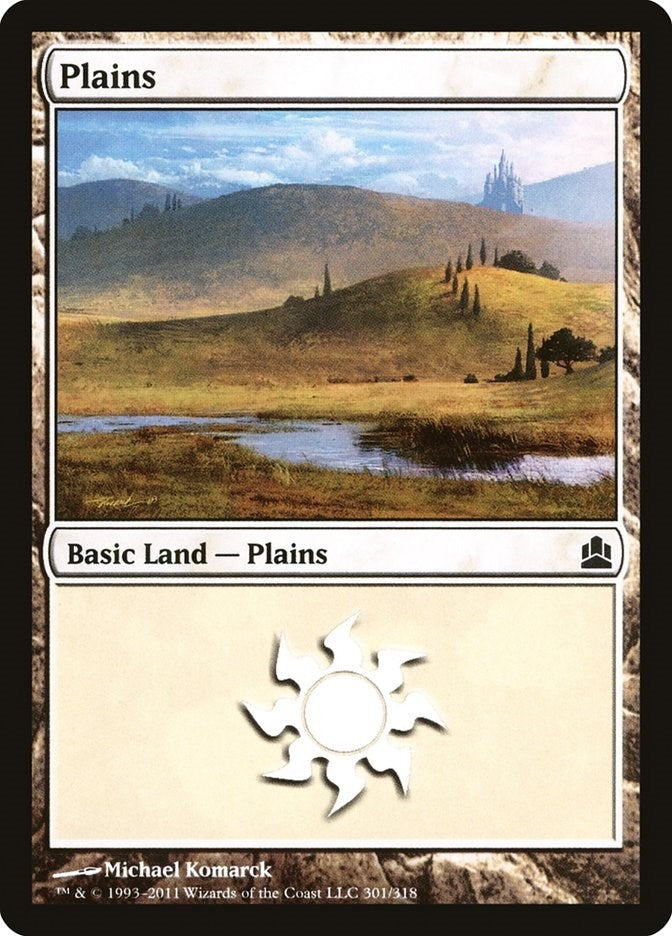 Plains (301) (301) [CMD] - MTG Single