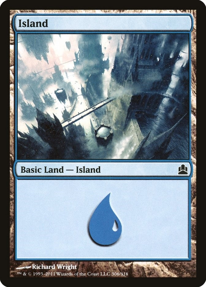 Island (306) (306) [CMD] - MTG Single