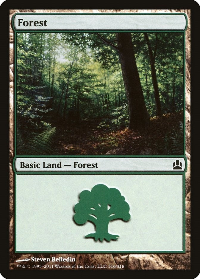Forest (316) (316) [CMD] - MTG Single