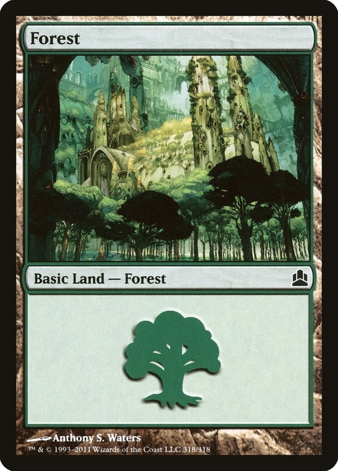 Forest (318) (318) [CMD] - MTG Single