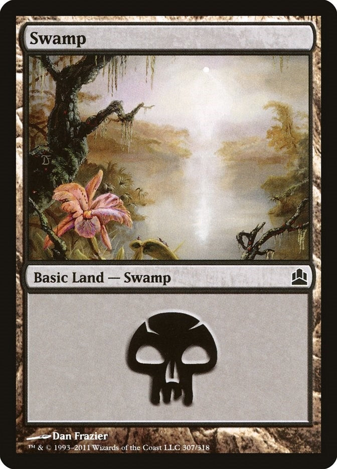 Swamp (307) (307) [CMD] - MTG Single