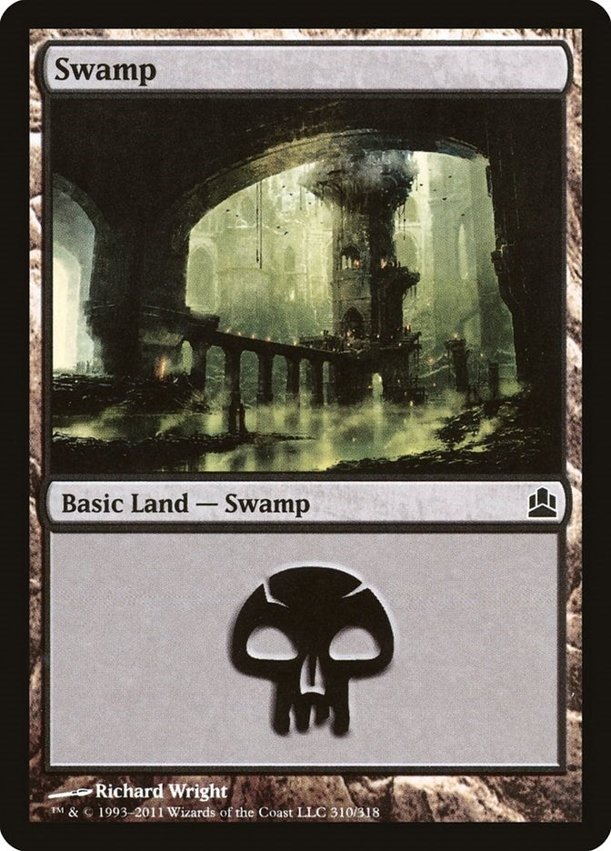 Swamp (310) (310) [CMD] - MTG Single