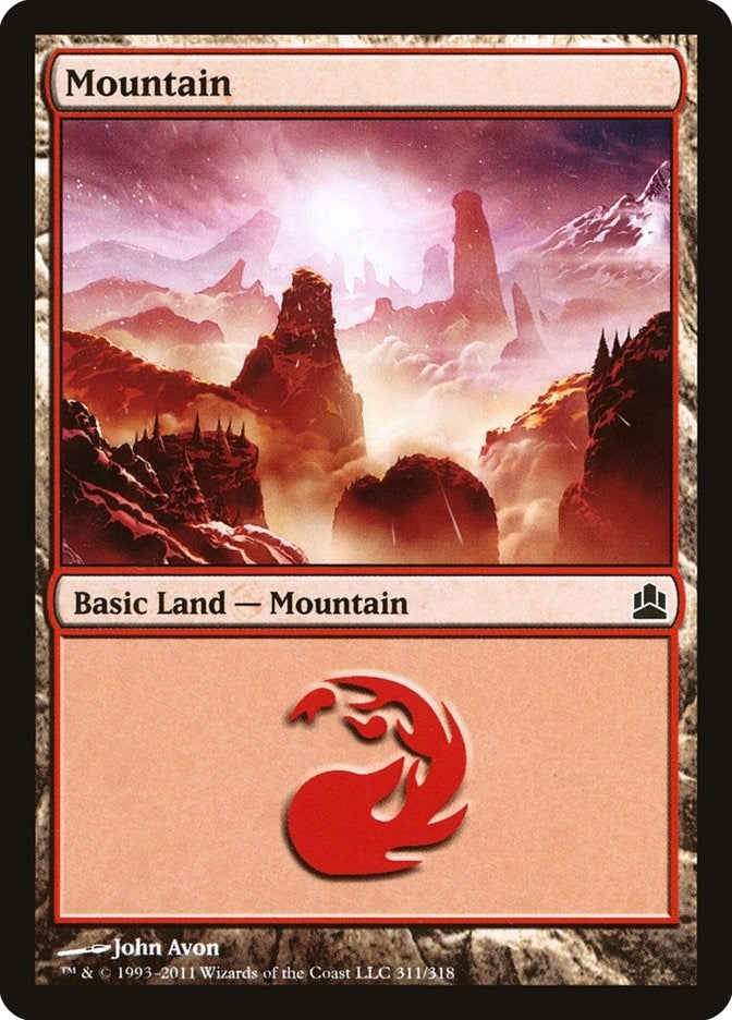 Mountain (311) (311) [CMD] - MTG Single