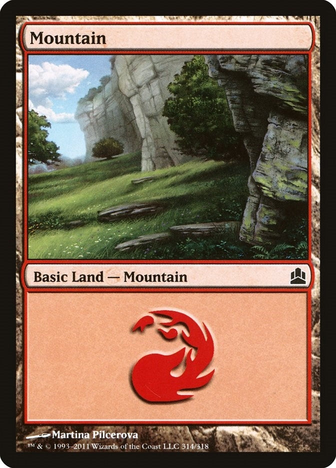 Mountain (314) (314) [CMD] - MTG Single