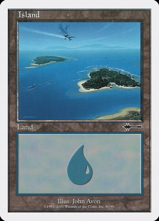 Island (80) (80) [BTD] - MTG Single