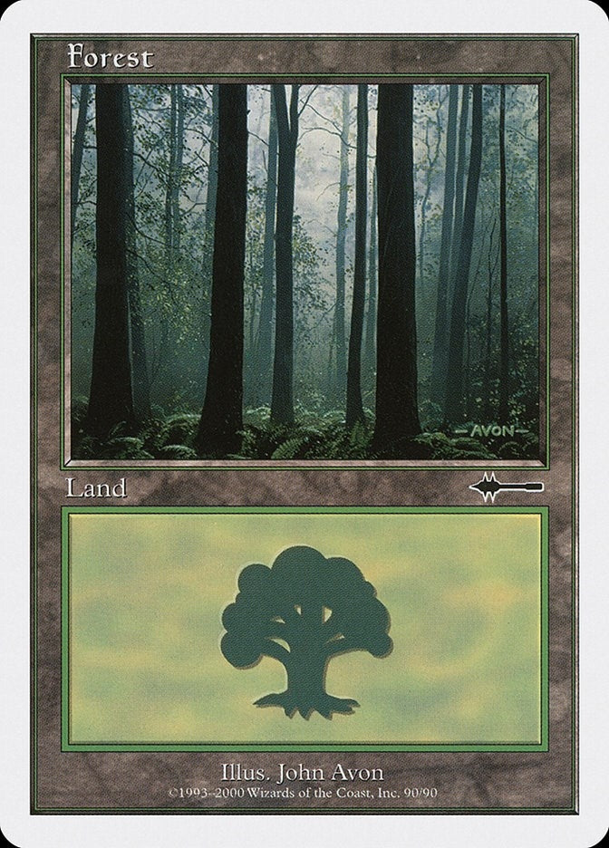 Forest (90) (90) [BTD] - MTG Single