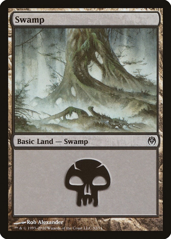 Swamp (32) (32) [DDE] - MTG Single