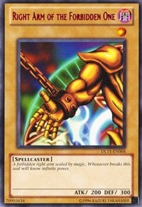 Right Arm of the Forbidden One (Red) (11004) - YuGiOh Single